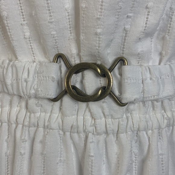 LDT Celia White Eyelet Tiered Mini Dress- NWT - Picture 5 of 15